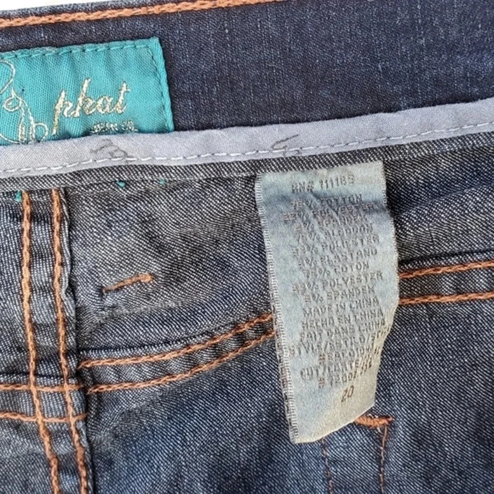 Baby Phat Y2K Bootcut Jeans Size 20 Plus Size Dark Wash Logo Pocket Denim